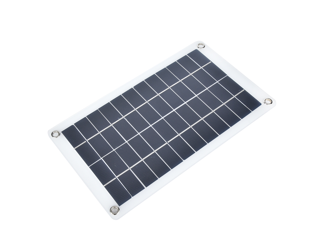 Cargador Portátil Para Panel Solar De Silicio Monocristalino De 7,5 W Y 12 V Para Alimentación En Exteriores.