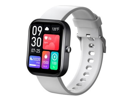 Smartwatch Pantalla de alta definición de 2,0 pulgadas 100 modos deportivos Duración de la batería de 10 días Gris BISBISOUS