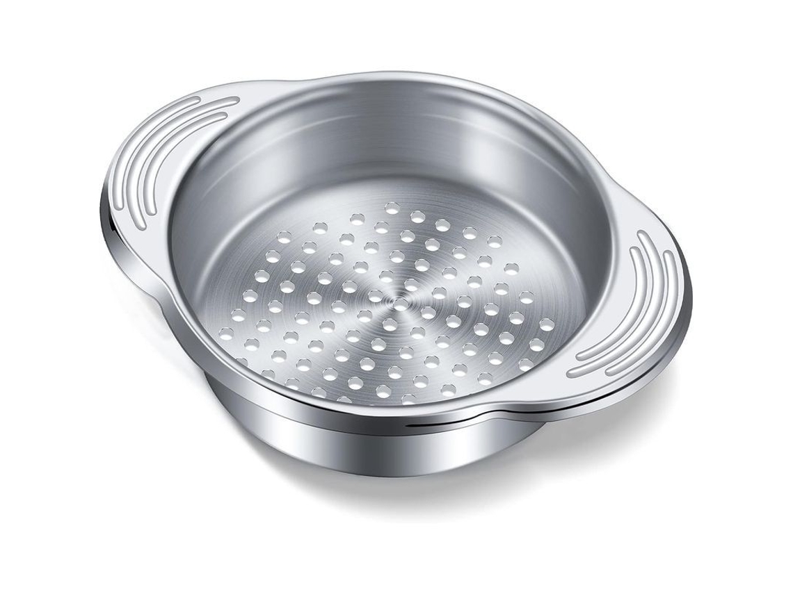 Escurridor de latas de atún Linjou, fabricado en acero inoxidable 304 con mango antideslizante, para alimentos enlatados.