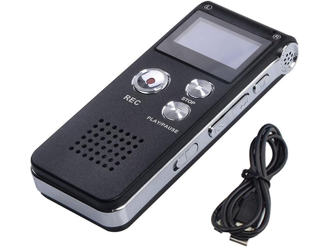 Reproductor Mp3 Con Grabadora De Voz De 8 Gb Y Reducción De Ruido, Ideal Para Reuniones Y Otras Ocasiones.