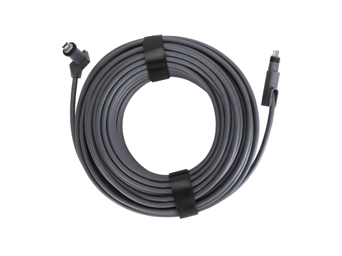Cabo De Reposição Para Satélite Retangular V2 1200mbps Ip68 Pvc Cobre Extensão Cinza 23m 75ft