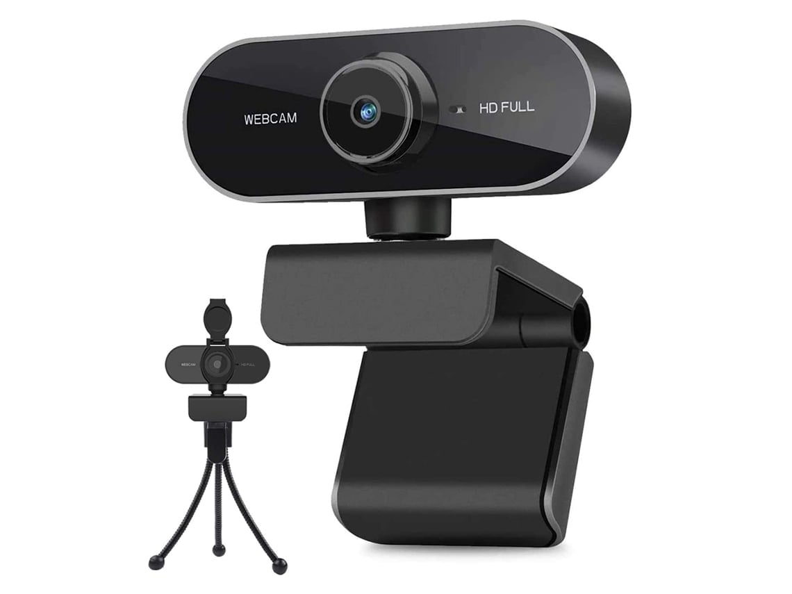 Webcam Com Microfone, Câmera De Computador Hd 1080p*