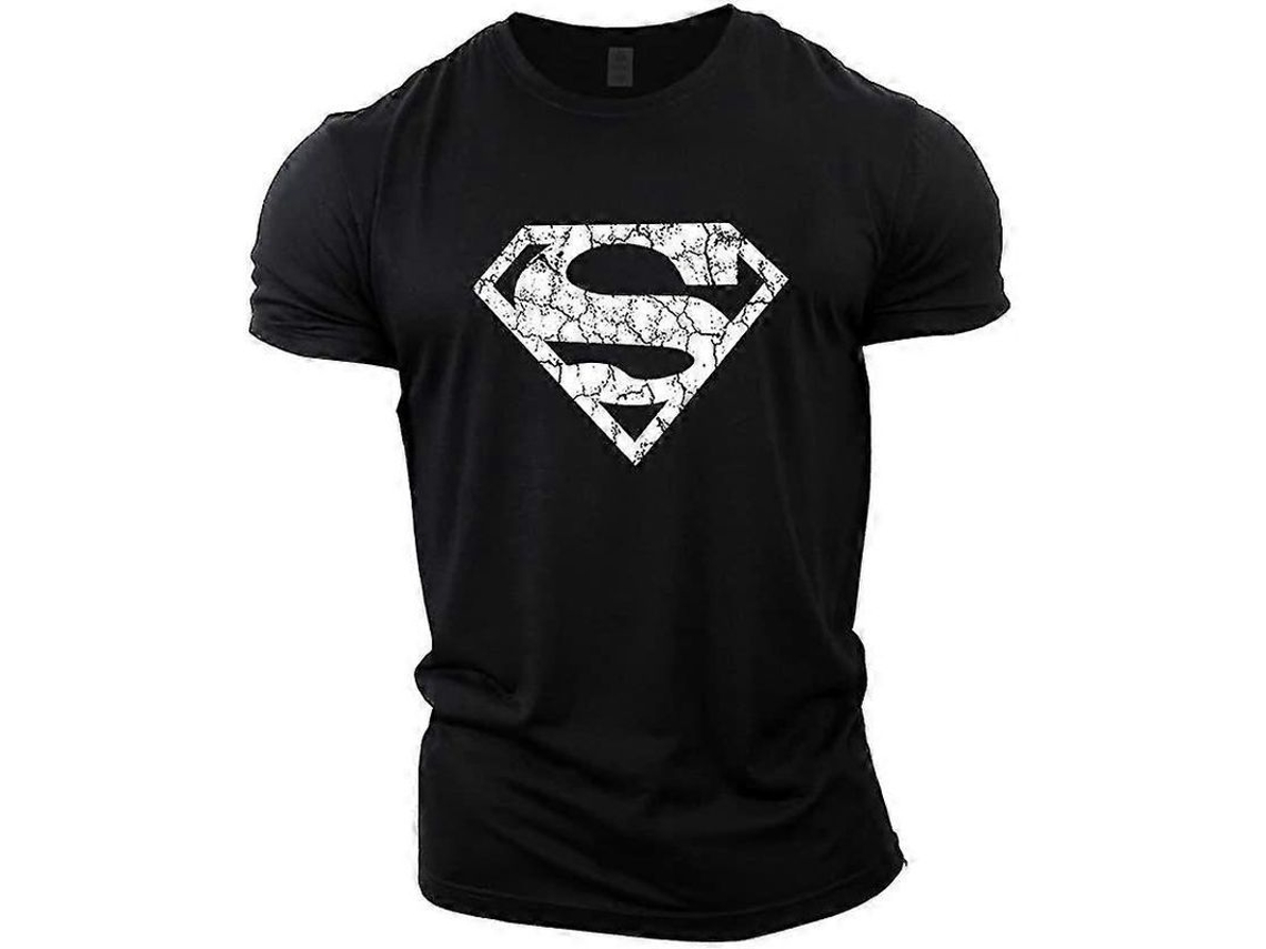 Camiseta de entrenamiento Superman Vascular Gym Talla XL Negra | Sin marca