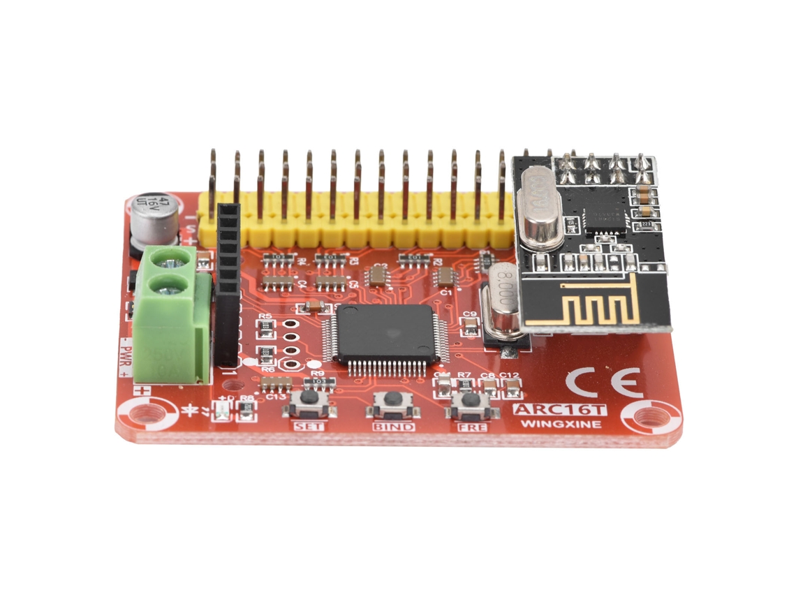 Control Remoto Inalámbrico Arc 16t Para Aeromodelos Con Servo Y Control De Motor.