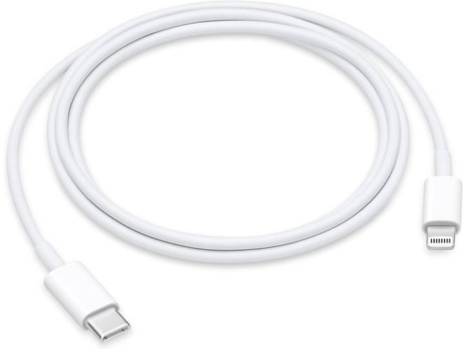Cable APPLE MK0X2ZM/A (USB-C - Lightning - 1 m - Blanco)
