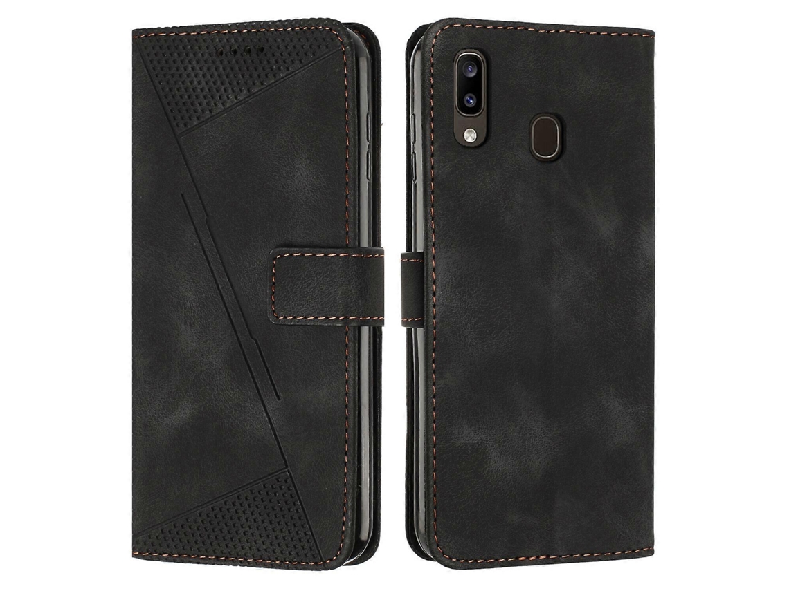 Funda De Piel Para Samsung Galaxy A20e Con Cierre Magnético Resistente Y Tarjetero Compatible Con Samsung Galaxy A20e