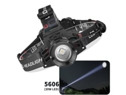 Linterna Frontal Led De 30 W Blanca xhp70 Recargable Por Usb Ultraligera Y Brillante Portátil Para Pesca Con Batería 18650