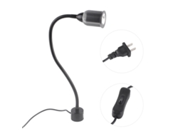 2026-luz De Trabajo Led 10w Con Cuello Ajustable Y Base Magnética Para Máquinas De Coser, Plug Us 110-220v