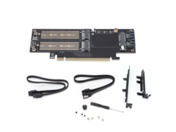 Tarjeta Adaptadora Jeyi M.2 Nvme A Pcie X4/x8/x16 Con Disipador De Calor De Expansión Msata