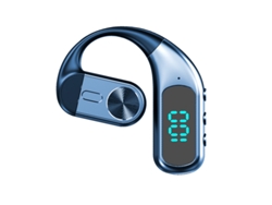 Auriculares Inalámbricos Bluetooth (azules) Con Micrófono Hd Y Pantalla Led.