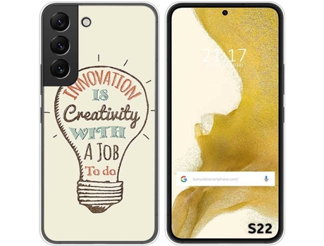 Carcasa Samsung Galaxy S22 5G TUMUNDOSMARTPHONE Dibujos Creativity Multicolor