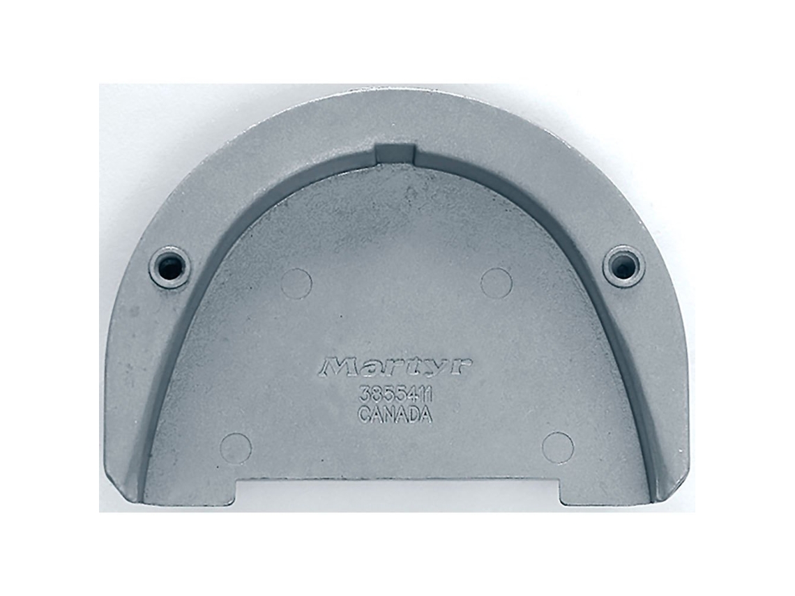 Ânodo Da Placa de Popa Volvo Omc Sx Prateadomartyr Anodes