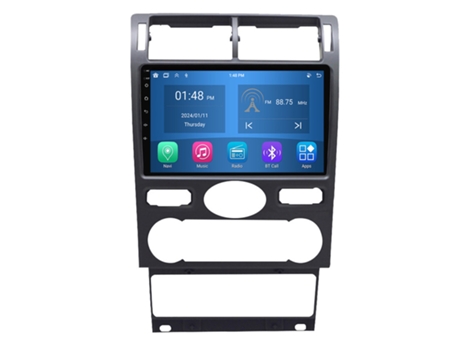 Autoradio 4GB RAM64GB ROM ROVERONE para Ford Mondeo Fusion 3 2000 - 2007 CarPlay Android Coche Radio Bluetooth Navegación