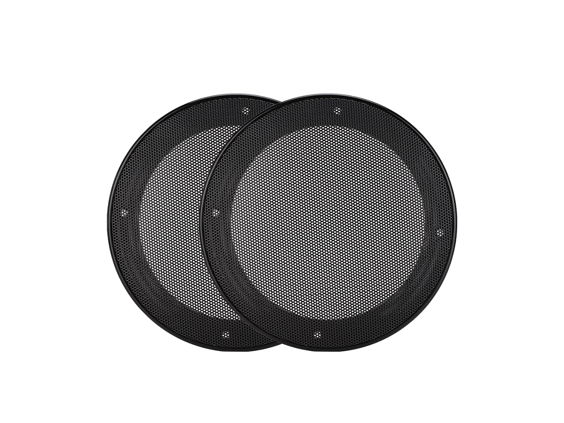 2pcs Capa De Proteção De Malha 5 Polegadas Para Alto-falante Carro Decorativa Preto + Preto