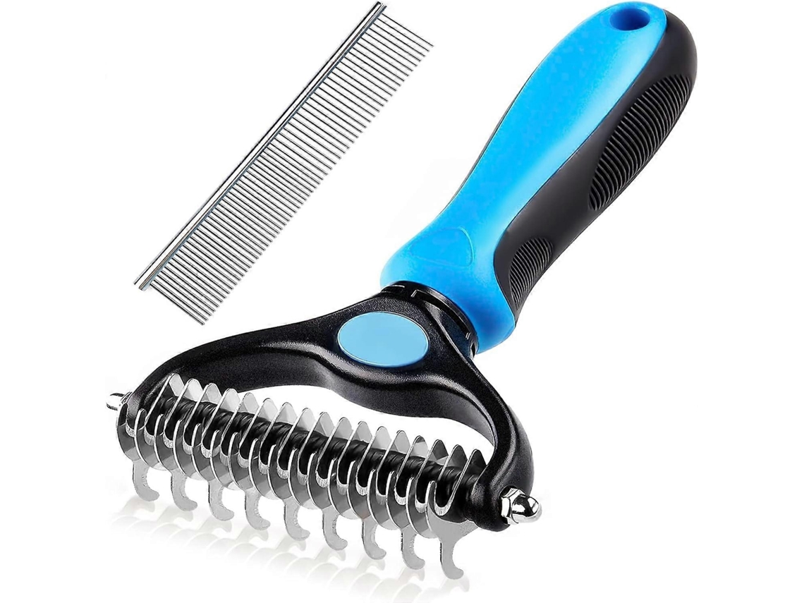 Pincel Para Gatos De Pelo Largo - Cepillo Antipelo Subyacente Profesional Para Perros, Elimina Pelo Muerto Y Nudos, Rastrillo De Toalla