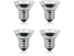 KOFIHETY 4 Unidades Lámparas UVB+UVA 220V 50W Regulables E26/E27 2700K para Calefacción