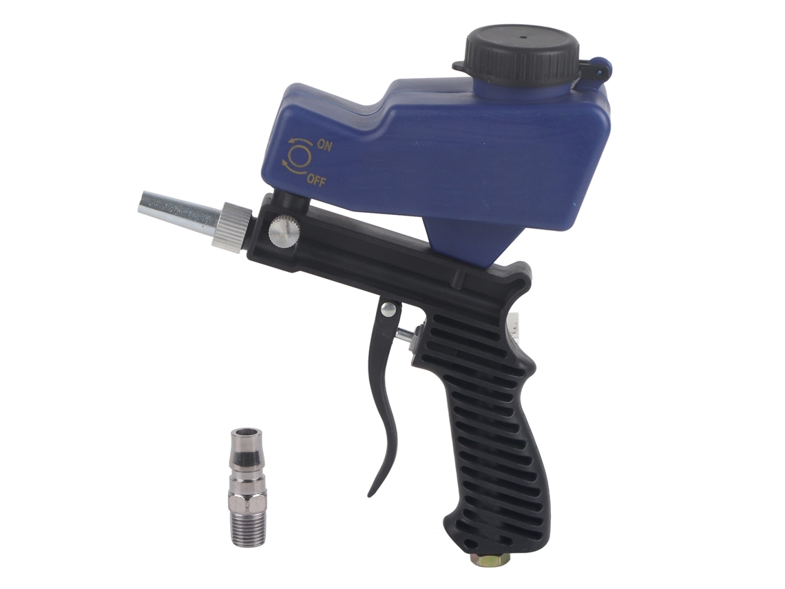 Pistola De Chorro De Arena De Alimentación Por Gravedad, 70-150 Psi, 6000 Rpm, Herramienta Neumática Manual