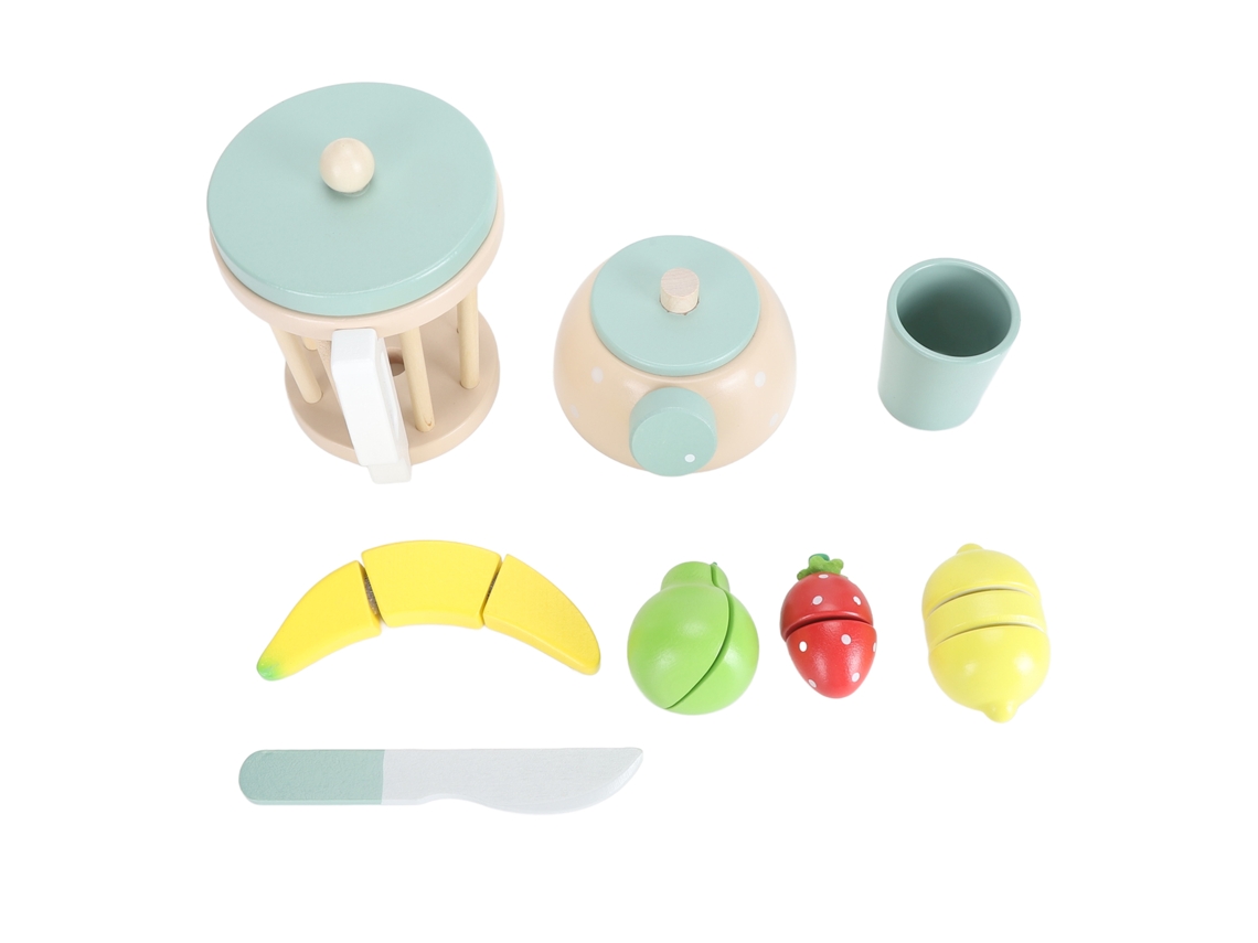 Juguete Licuadora De Madera Para Niños Simulación De Zumo De Frutas Juguete Educativo Para Promover Habilidad Manual