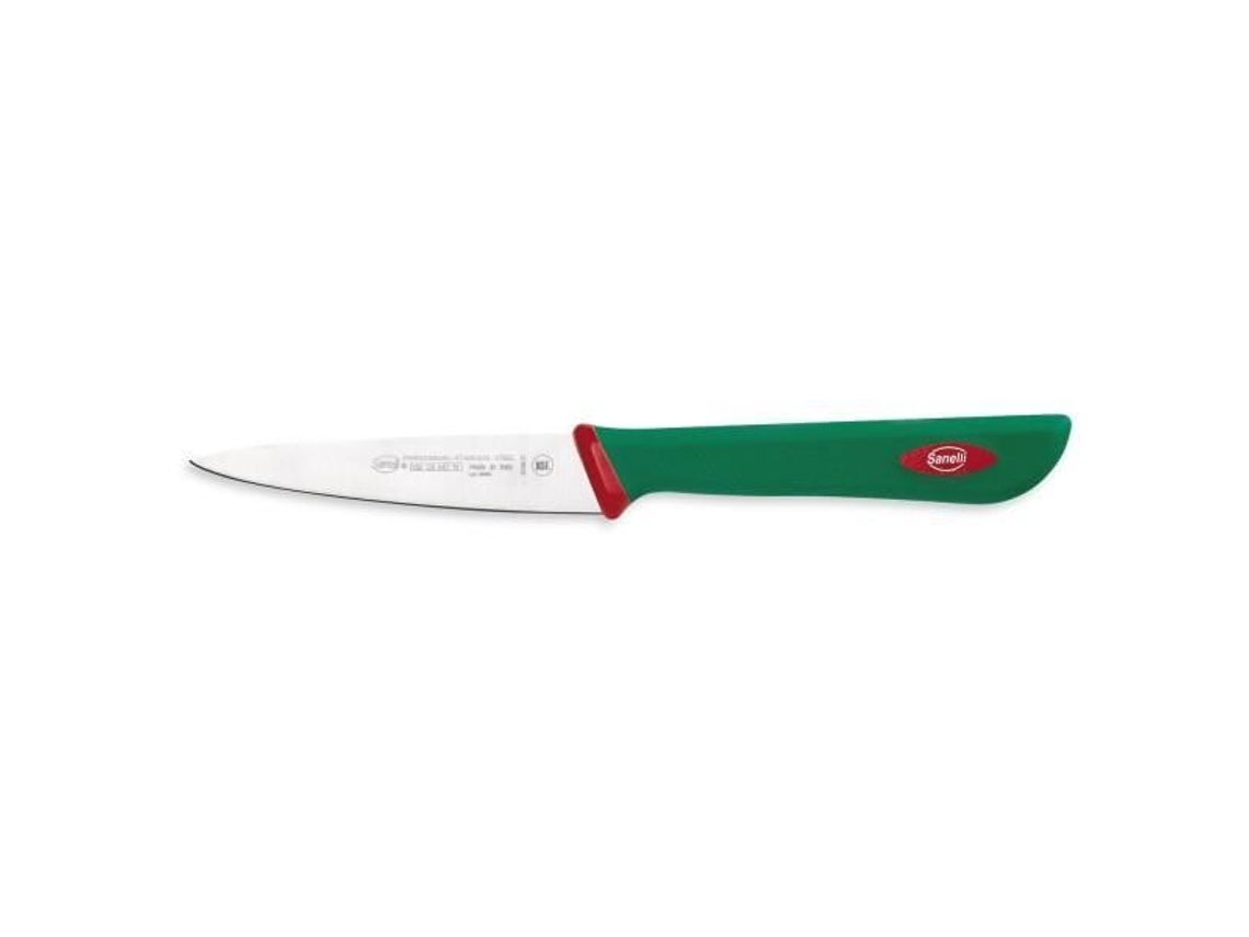 Cuchillo de cocina semirrígido SANELLI Premana de 10 cm para profesionales, verde
