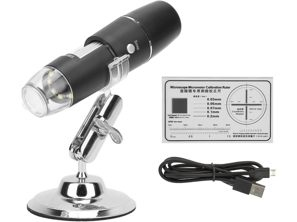 Nuevo Microscopio Portátil Wifi 1000x Dimiral Compacto Industrial Y
