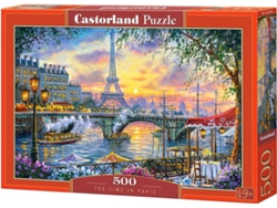 Puzzle CASTORLAND Tea Time in Paris (500 Piezas)
