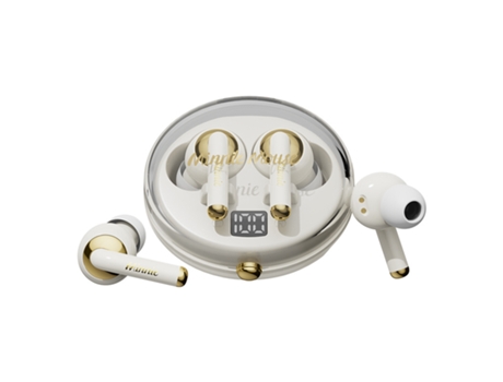 Auriculares Bluetooth True Wireless TRUMSEN Micrófono intrauditivo D34 blanco