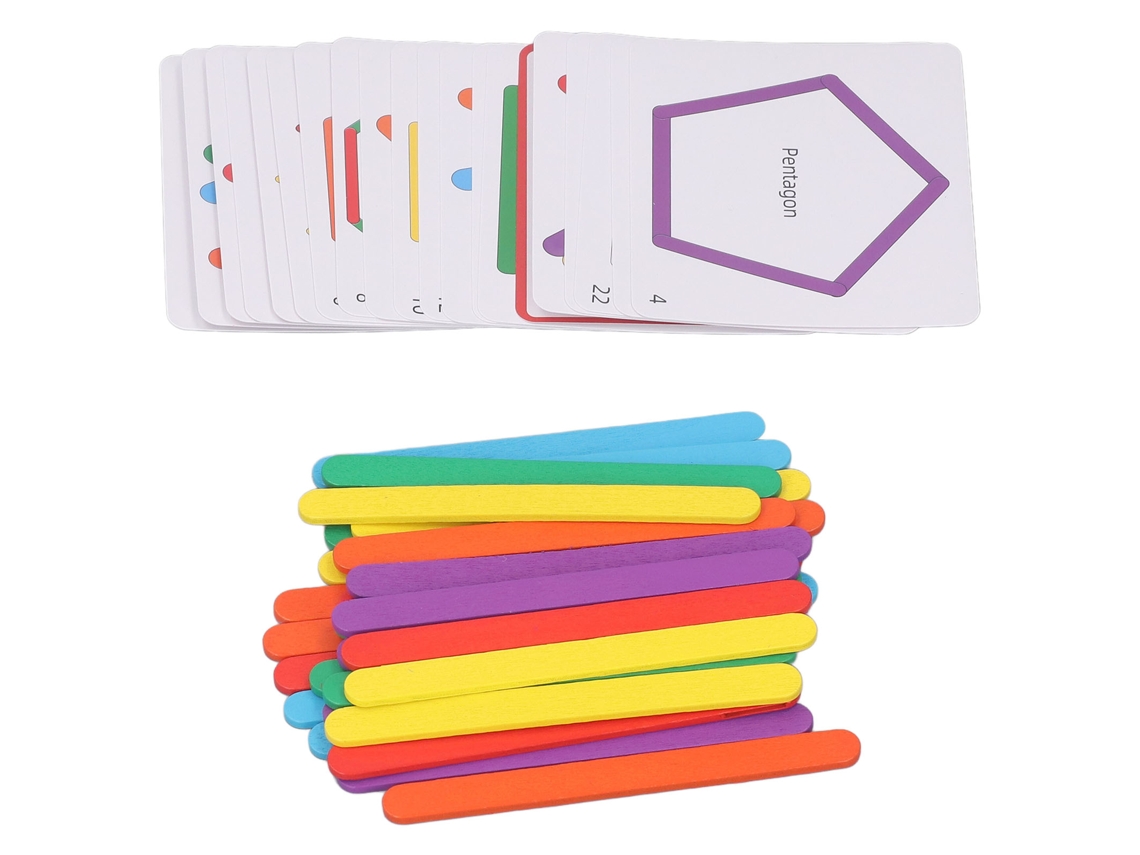 Palitos De Madera Para Contar (madera De Tilo) - Juguete Educativo De Matemáticas Para Niños