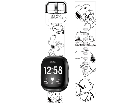 Correa Silicona Suave Personalizada Fitbit by Google Versa 3 Snoopy
