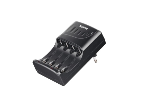 Cargador de Baterías para Pilas Aa y Aaa Negro