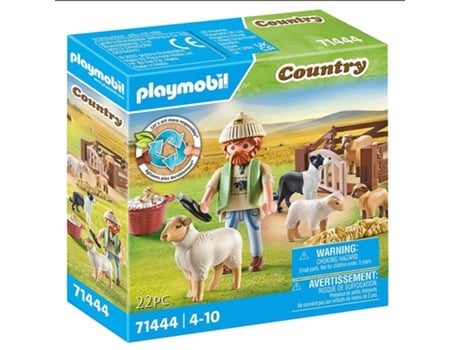 Pastor de Campo con Rebaño de Ovejas PLAYMOBIL