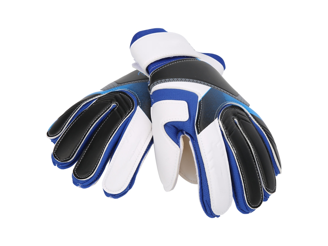 Luvas De Goleiro De Futebol Anti-deslizantes Com Proteção De Punho Azul Para Treino Escolar E Amadores
