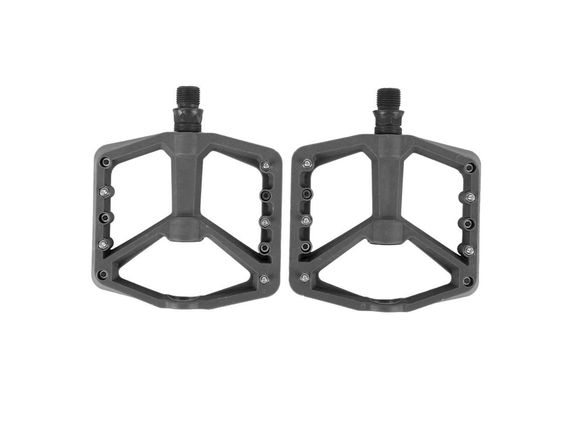 Pedales De Bicicleta De Fibra De Nailon Con 2 Rodamientos Antideslizantes, Accesorios Para Bicicleta De Montaña, Color Gris.