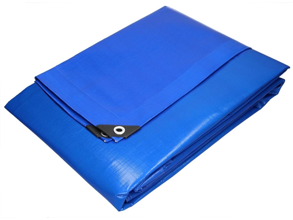 Lona Protección ECD Impermeable Con Ojales Polietileno Cubierta Azul