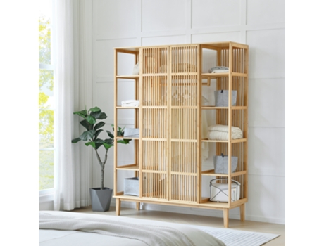 Percha [EN.CASA] Natural (Bambú - 185 x 140 x 45 cm)