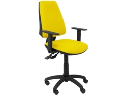 Silla de Escritorio Operativa PIQUERAS Y CRESPO Elche S Amarillo (Brazos regulables - Similipiel)