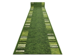 Alfombra de Pasillo con Refuerzo de Goma Adagio Verde 80 cm