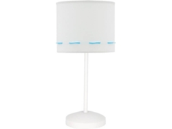Lámpara de Mesa FABRILAMP Trazos (Azul Claro - E14 - Máx. 40W - Tela)