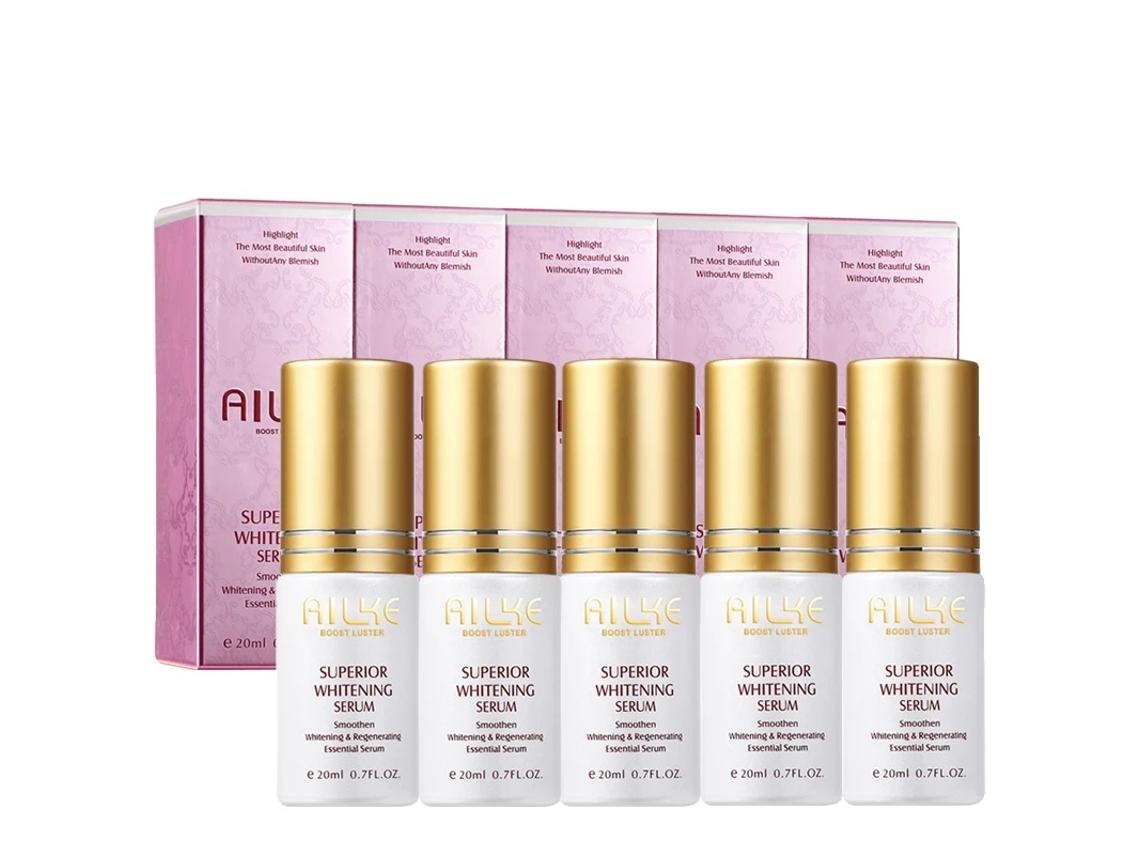 Crema blanqueadora Ailke, hidratante iluminadora, antiedad, suero x 5 OEM