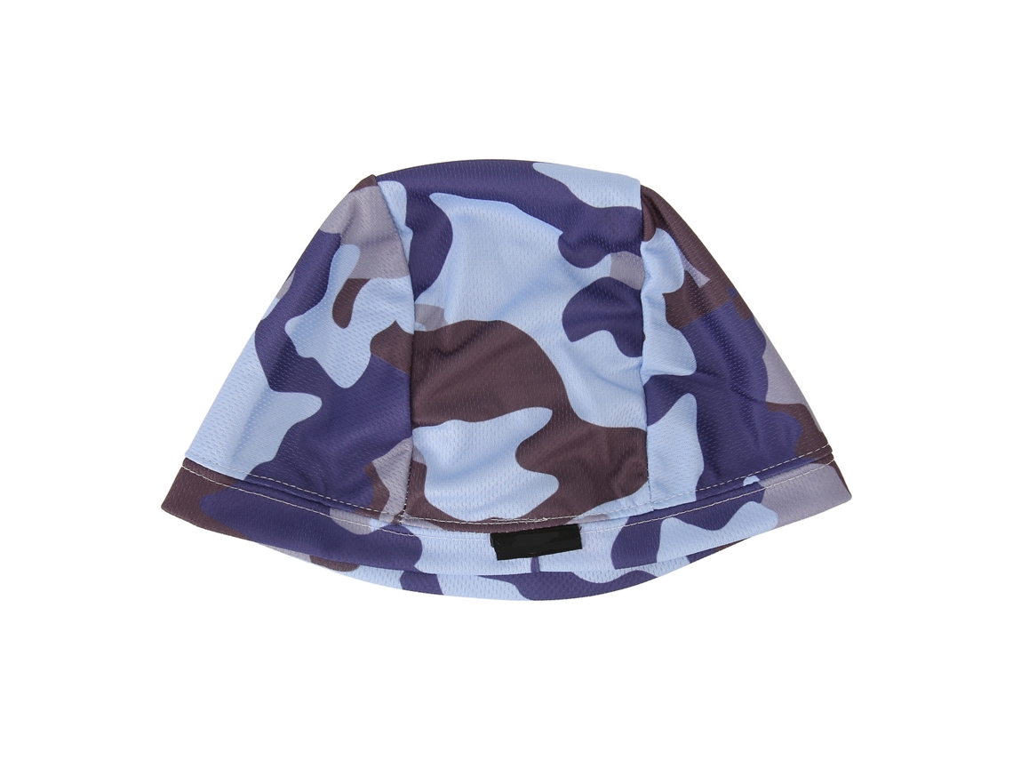 Forro para casco 2026, transpirable, transpirable y con ventilación, estampado de camuflaje azul para motocicleta.