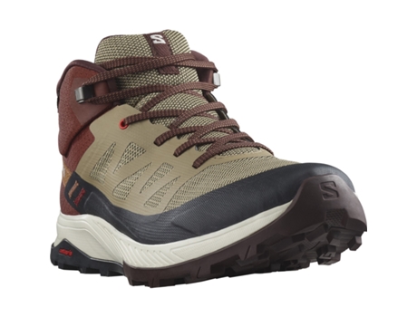 Botas de Hombre para Deporte SALOMON Trekkings Outrise Mid Beige (shoes//eu/43 1/3)