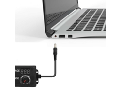 Adaptador De Voltaje Ajustable 3v-12v 5a, Controlador De Velocidad Universal 100-240v, Fácil De Usar Y Portátil