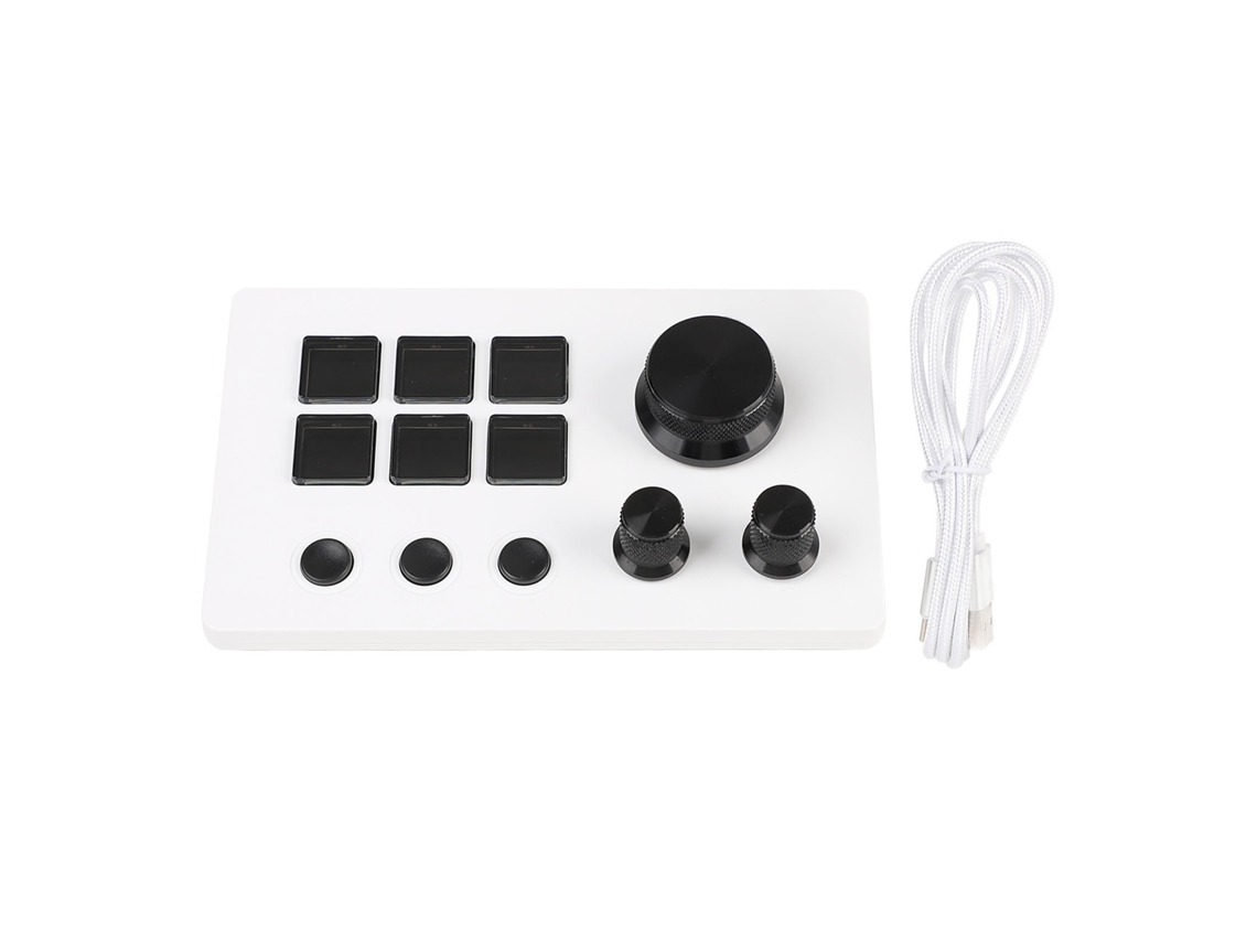 Teclado Visual LAXISCREED 6 Botões Lcd Obs Twitch