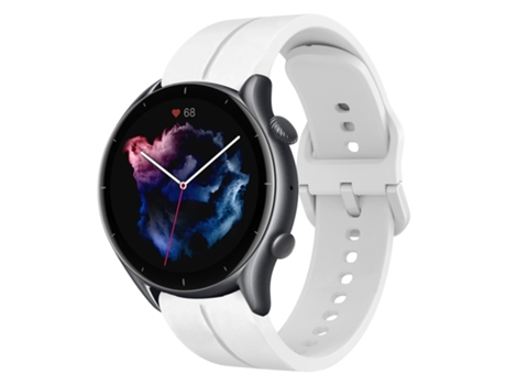 Correa de reloj inteligente para Amazfit GTR 3 Pro Loop de silicona 22 mm (Blanco)