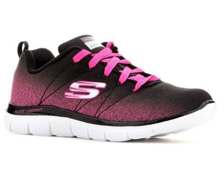 Zapatillas Deportivas SKECHERS Skech Appeal 20 Para Niños (Rosa, Negro - Material Sintético, Tejido -28)