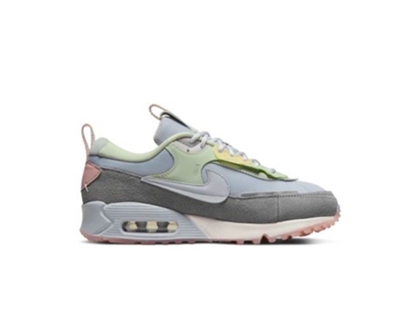 Tenis Deportivas NIKE Air Max 90 Futura Mujer (Gris -Tejido, Material Sintético -39)