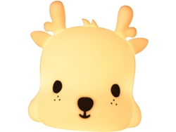 Lámpara De Silicona Usb Deerlet, Luz Blanca Cálida, Control Táctil, Batería De 1200 Mah, Para Mesita De Noche Y