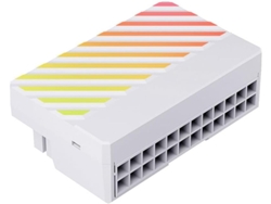 Adaptador Argb Atx De 24 Pines, Convertidor Rgb De 90° Para Fuente De Alimentación De Placa Base 24pln