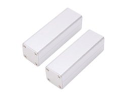 2026velora-2pcs Estuche De Aluminio Aleación Para Proyectos Electrónicos De Equipo Industrial