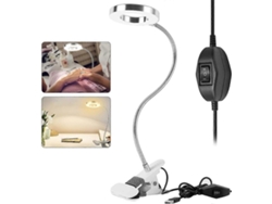 Omni-lámpara De Escritorio Led 48 Luz Usb Clip Ojos Protección 8w Modos Luz Fría Y Cálida Flexible