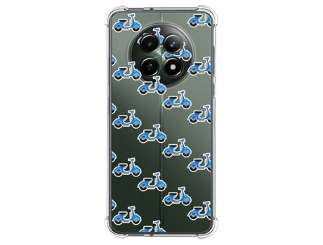Funda Diseño Scooter para Realme 12 5G 12X 5G TUMUNDOSMARTPHONE Silicona Multicolor
